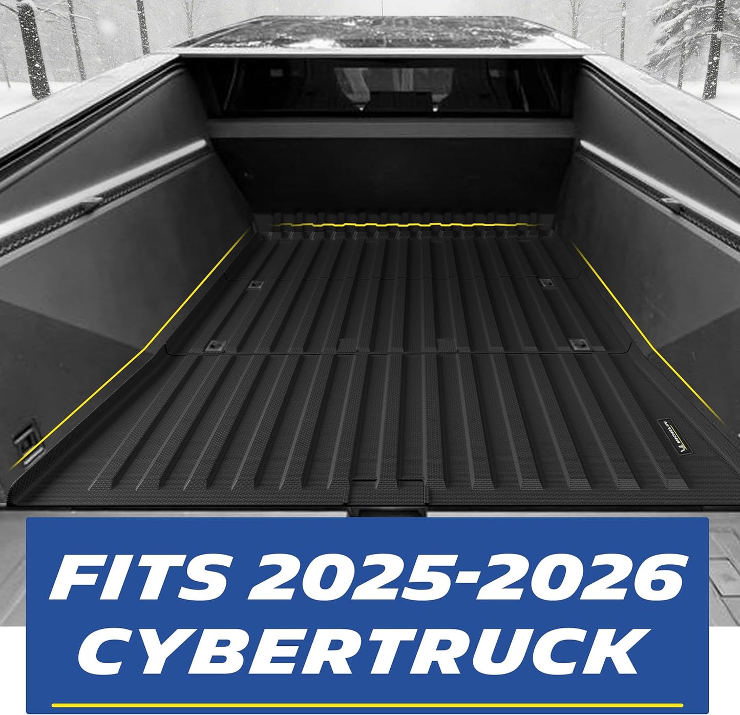 Michelin Premier Floor Mats, Bed Mat & Frunk Mat for Tesla Cybertruck 6 Piece