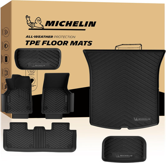 Michelin Floor & Trunk Liner Set for 2025-2026 Tesla Model Y Juniper 5-Seater 6PCS