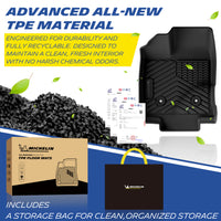 Michelin TPE all-weather floor mats, odor-free and recyclable