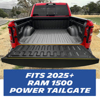 Michelin Truck Tailgate Protector for 2025-2026 Ram 1500 Power Tailgate (NOT Fit Standard/Power Tailgate-Release), All-Weather Tailgate Mat, Custom Fit, Durable TPE, Non-Slip