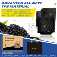 Michelin TPE all-weather floor mats, odor-free and recyclable