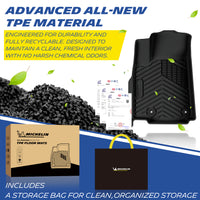 Michelin TPE all-weather floor mats, odor-free and recyclable