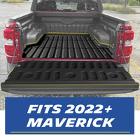 Truck Bed & Tailgate Mat Custom Fit For 2022+ Ford Maverick Pickup
