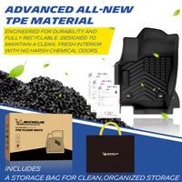 Michelin TPE all-weather floor mats, odor-free and recyclable