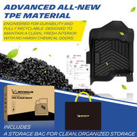 Michelin TPE all-weather floor mats, odor-free and recyclable