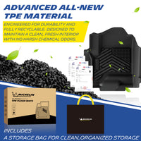  Michelin TPE all-weather floor mats, odor-free and recyclable