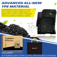 Michelin TPE all-weather floor mats, odor-free and recyclable