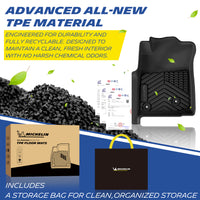 Michelin TPE all-weather floor mats, odor-free and recyclable
