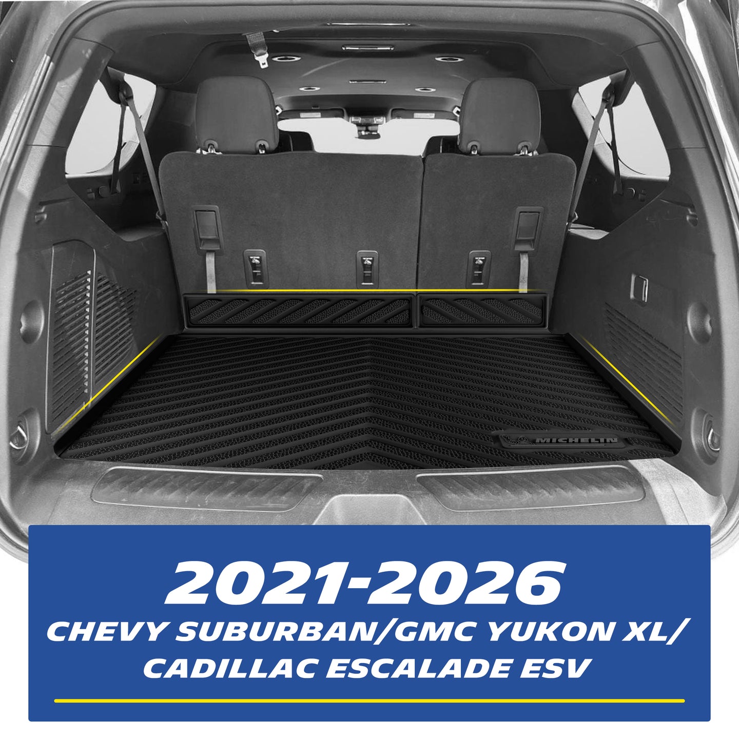 Custom-fit cargo mat for 2021-2026 Suburban/Yukon XL/Escalade ESV
