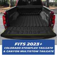 Michelin Truck Tailgate Protector for 2023-2026 Chevy Colorado (StowFlex Tailgate) / GMC Canyon (Multistow Tailgate), All-Weather Tailgate Mat, Custom Fit, Durable TPE, Non-Slip