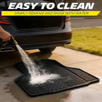 Easy-clean floor mat – rinse with water