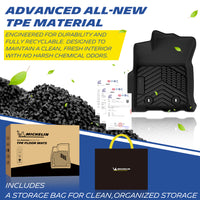 Michelin TPE all-weather floor mats, odor-free and recyclable