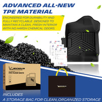 Michelin TPE all-weather floor mats, odor-free and recyclable