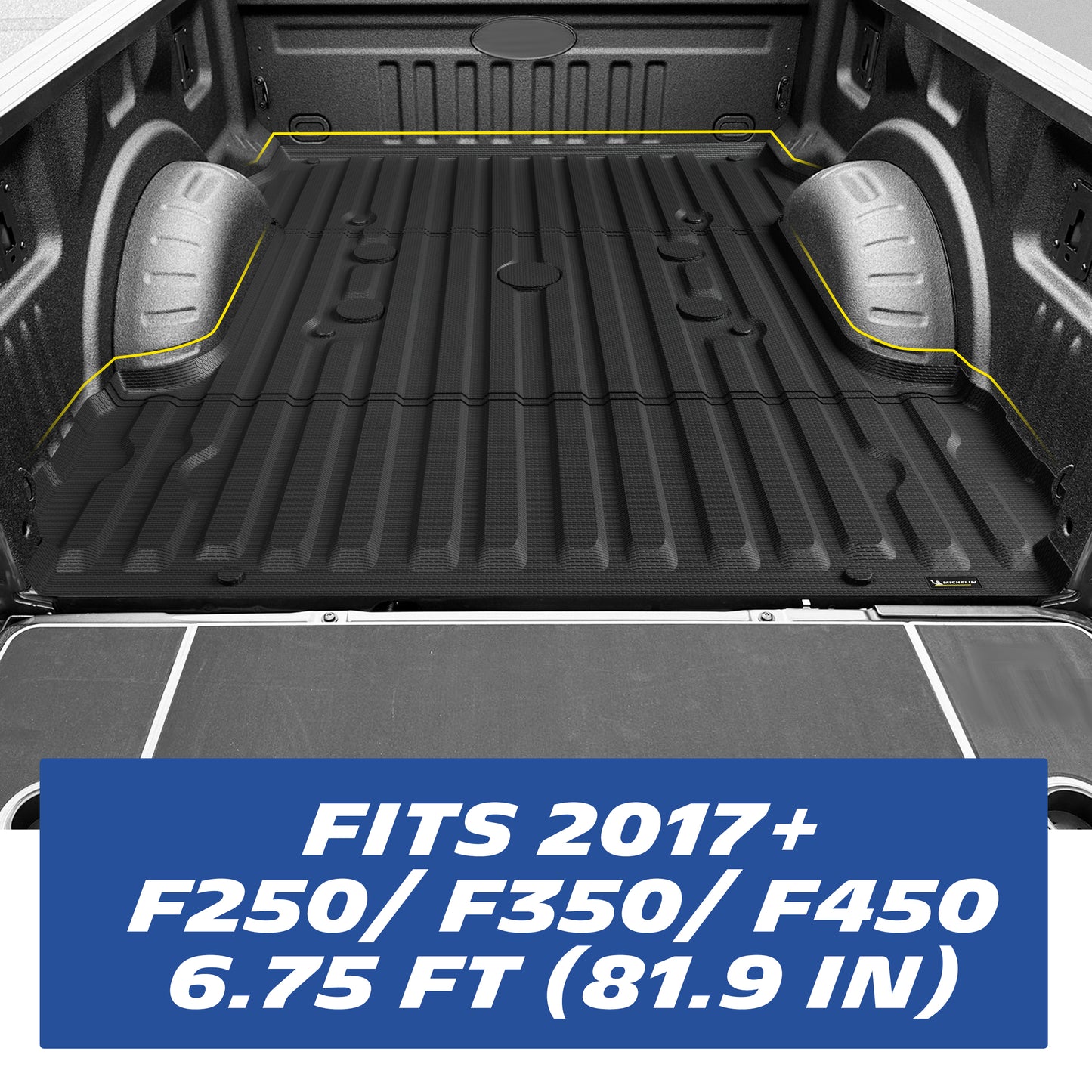 Michelin Ford Super Duty Truck Bed Mat 2017-2026 (6.75FT Bed)