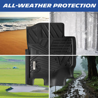 Michelin Ford Super Duty floor mats 2017-2026 used in mud snow and wet conditions