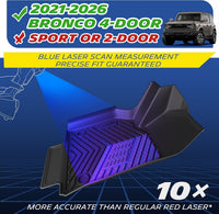 Michelin Premier Floor Mats for Ford Bronco 4-Door (2021-2026)