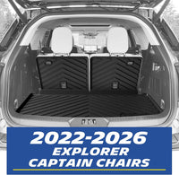 Michelin Floor Mats & Cargo Liner for Ford Explorer 6-Seat (2022-2026) - 7 Piece