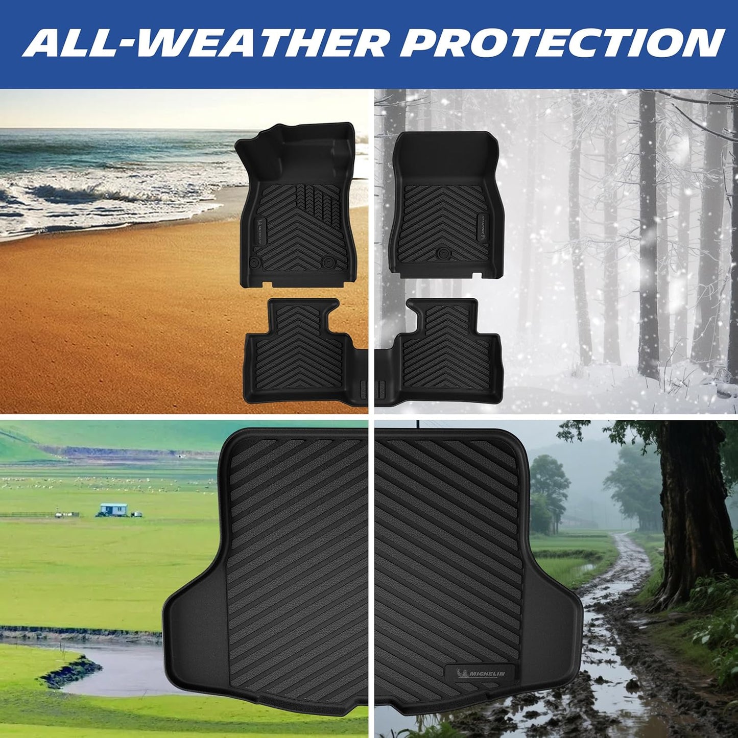 Michelin Custom Floor Mats & Cargo Liner for Nissan Sentra 2026+