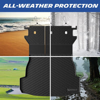 Michelin Custom All-Weather Trunk & Backrest Mats for 2026 Toyota RAV4 Hybrid