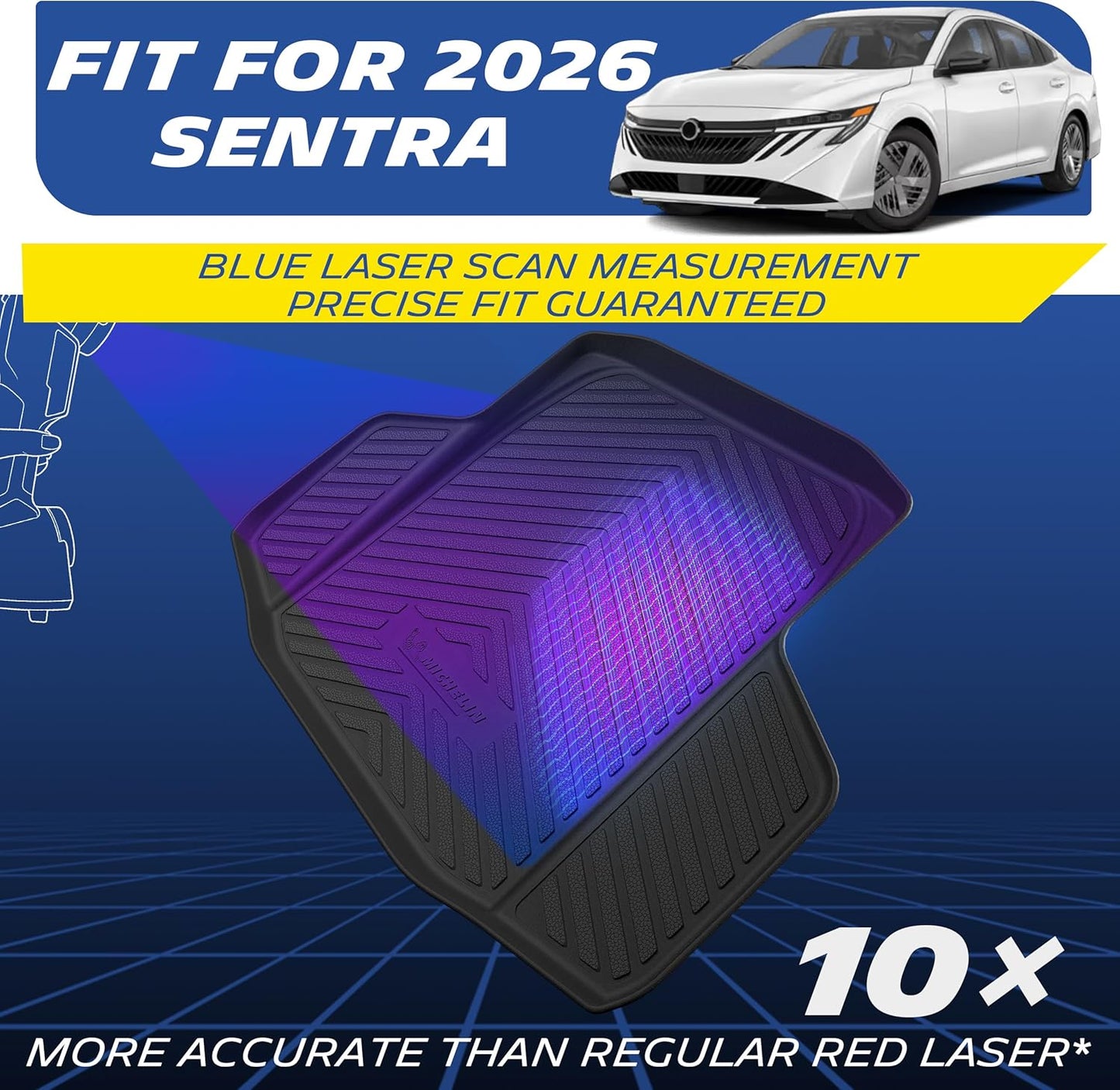 Michelin Custom Floor Mats & Cargo Liner for Nissan Sentra 2026+