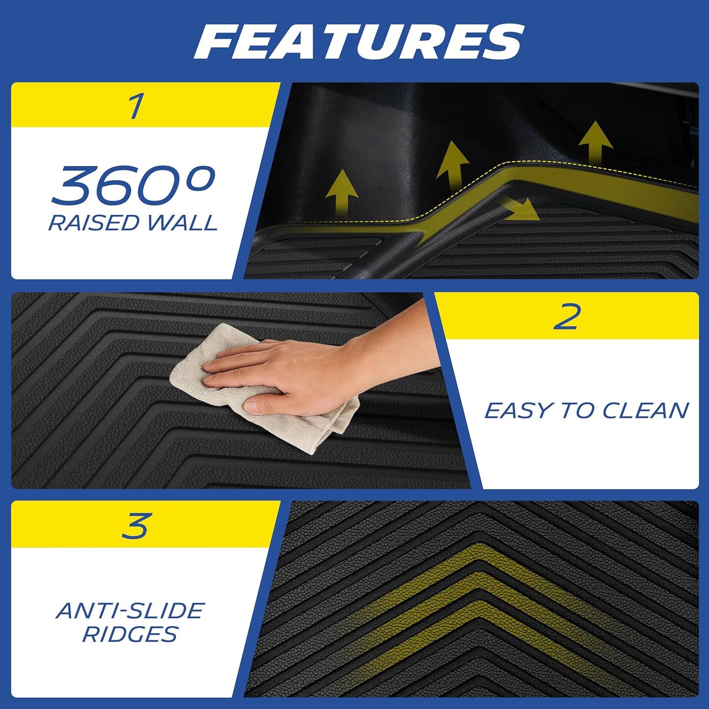 Michelin Premier Floor Mats for Kia Telluride Gas Models (2027)