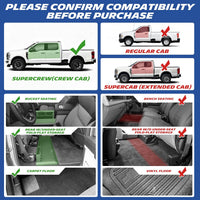 Michelin Premier Front & RearFloor Mats for Ford Super Duty Crew Cab (2017-2026)