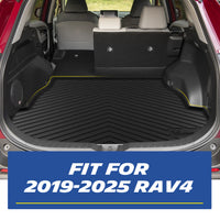 Michelin cargo liner trunk mat installed in Toyota RAV4 2019-2025, full coverage for car trunk protection