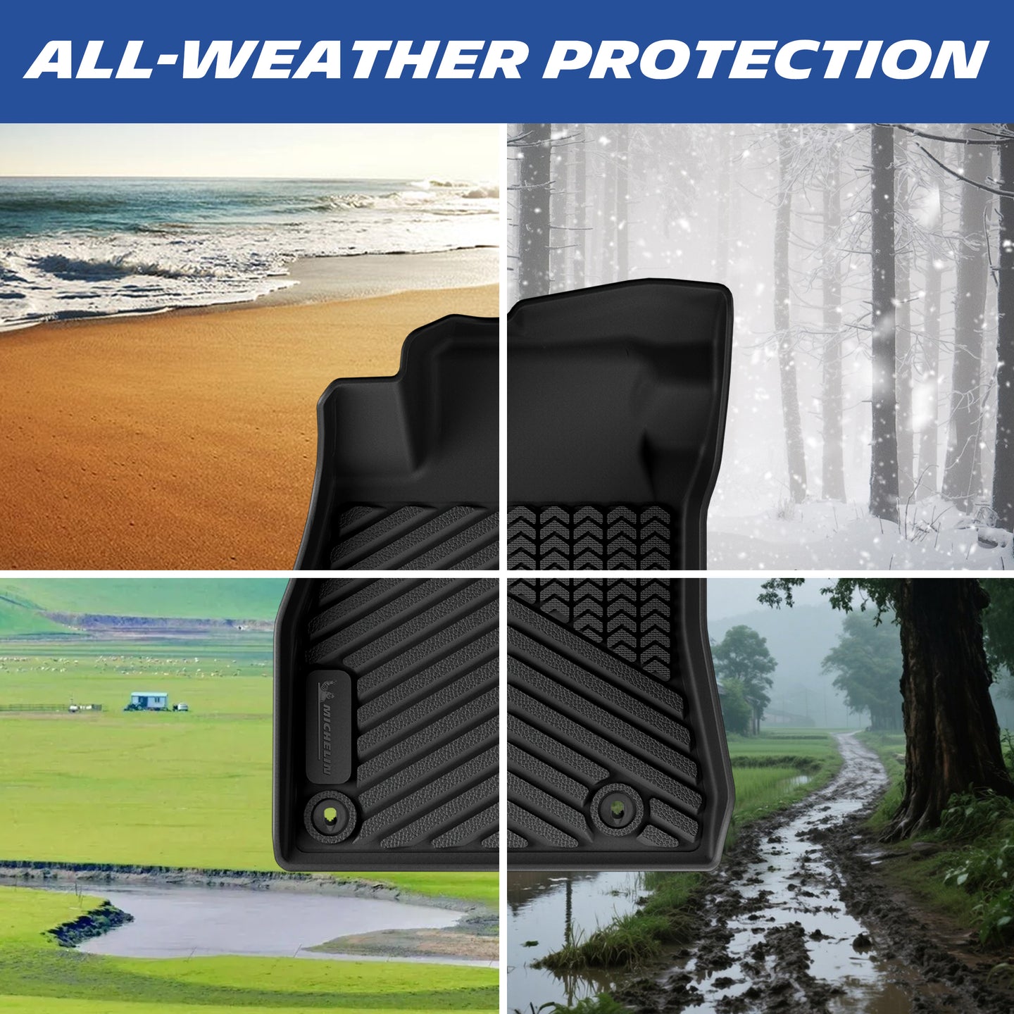 Michelin TPE floor liners deliver reliable protection in all weather conditions
