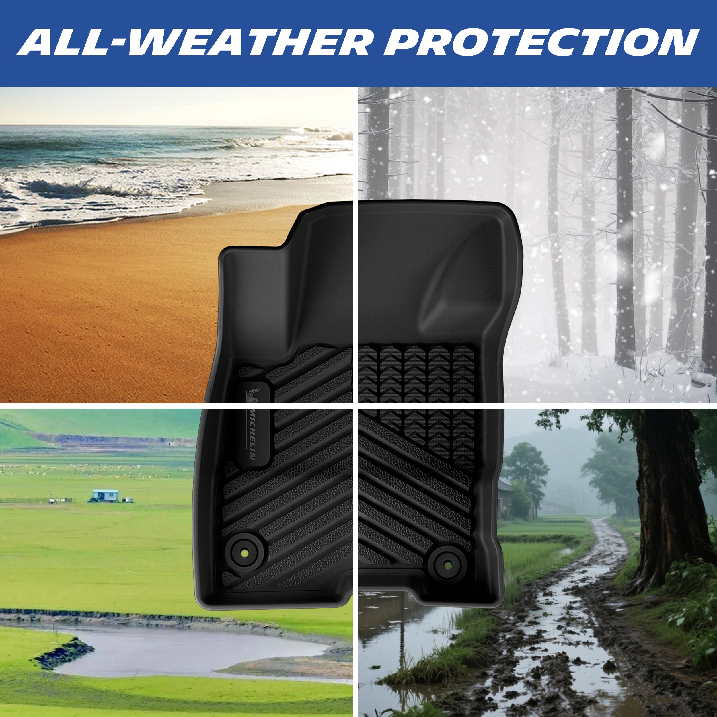 Ford Maverick Floor Mats 2022-2026 Hybrid | Michelin–TreadAuto