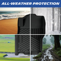 Michelin all-weather TPE floor mats, all-weather protection, durable in extreme temperatures, effectively protects original vehicle carpet.