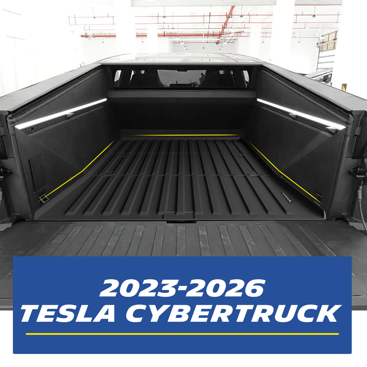 TPE truck bed mat for 2023-2026 Tesla Cybertruck