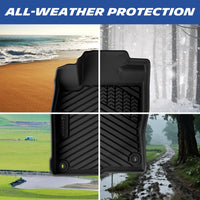 All-weather TPE mat for sand, snow, mud & rain conditions