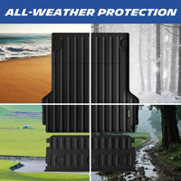 TPE Truck Bed & Tailgate Mat All-Weather Protection For Sand Snow Mud Rain
