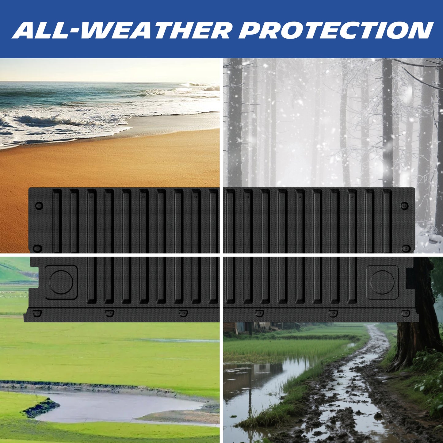 Michelin Truck Tailgate Protector for 2022-2026 Toyota Tundra (Not Fit Drop-in Liners), All-Weather Tailgate Mat, Custom Fit, Durable TPE, Non-Slip