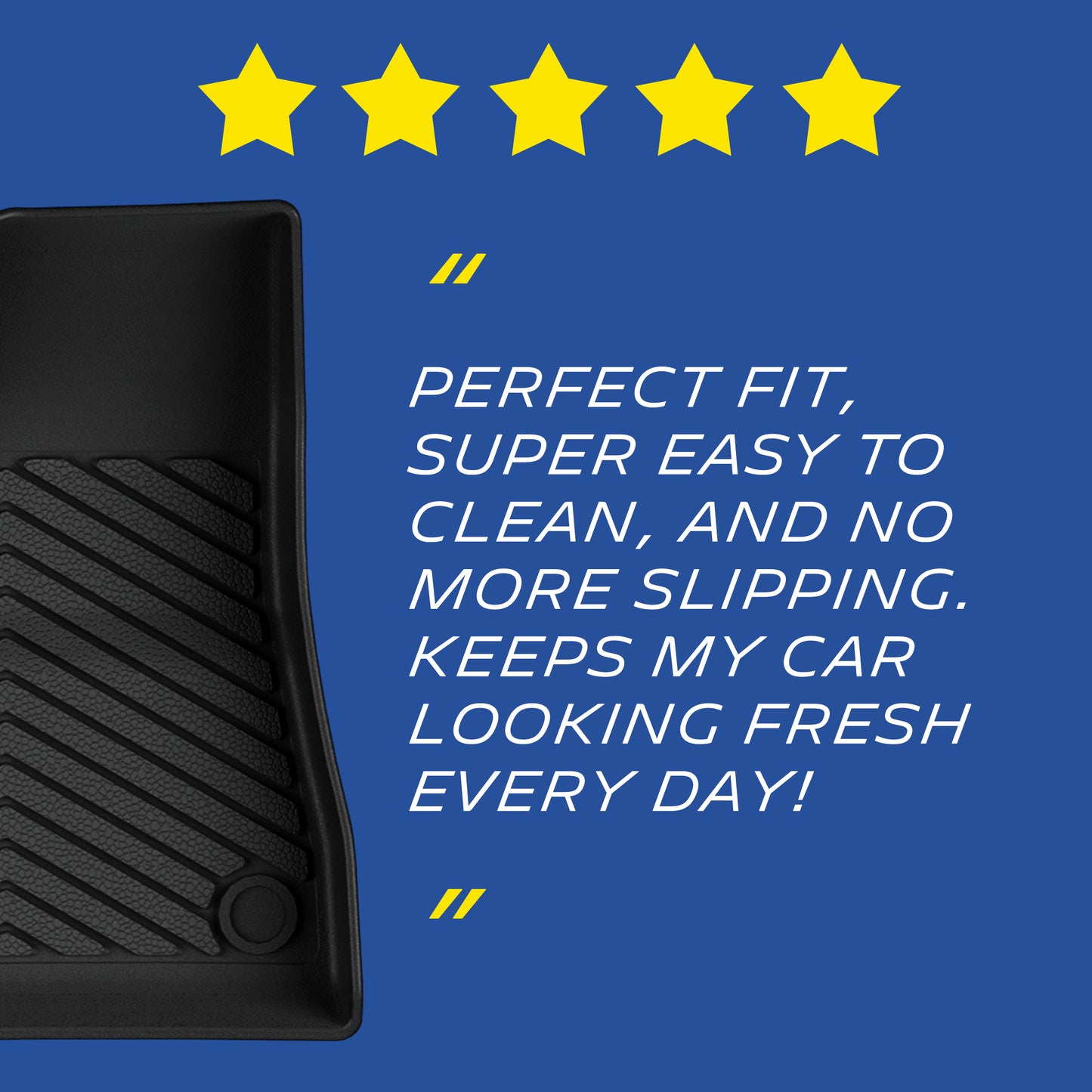 Michelin Floor Mats for 2024/2025/2026 Tesla Model 3 Highland & Standard, 3PCS, All-Weather Floor Liner, Custom Fit, Durable TPE, Non-Slip