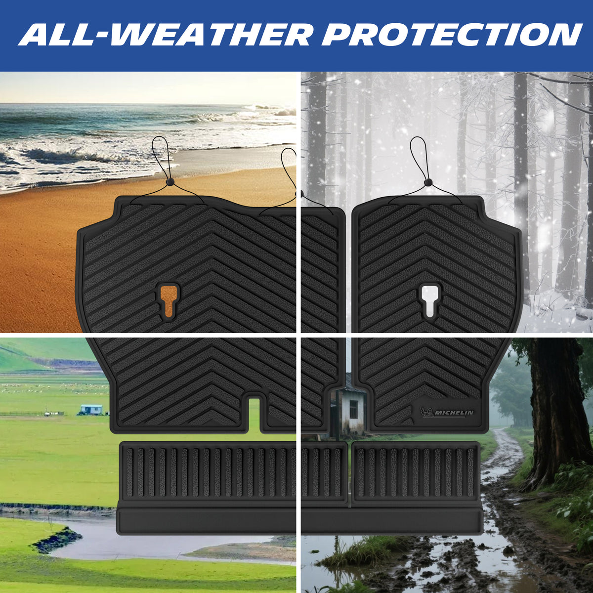 All-weatherbackrest mats protection