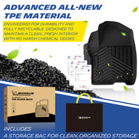 Michelin TPE floor mats, recyclable odor‑free material with storage bag