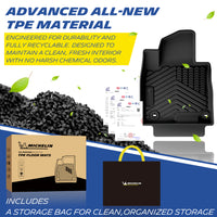 Michelin TPE all-weather floor mats, odor-free and recyclable