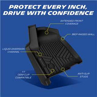 Michelin Premier Floor Mats for Chevy Silverado & GMC Sierra 2019-2026