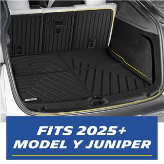 Michelin Elite Series Floor Mats for 2025+ Tesla Model Y Juniper, Floor & Frunk & Trunk & Rear Lower & Backrest Mat & Bumper Guard, 5 Seat, Not Fit Standard, All-Weather Floor Liner, Full Protection
