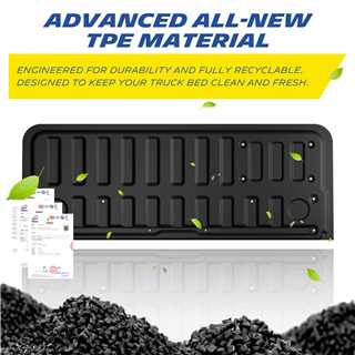 Michelin Truck Tailgate Protector for 2025-2026 Ram 1500 Power Tailgate (NOT Fit Standard/Power Tailgate-Release), All-Weather Tailgate Mat, Custom Fit, Durable TPE, Non-Slip