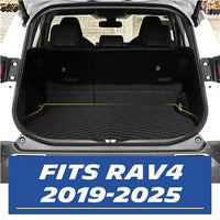 Michelin Premier Series Floor Mats + Trunk Mat for 2019-2025 RAV4, 4PCS, All-Weather Floor Liner + Trunk Mat, Custom Fit, Durable TPE, Non-Slip (Not Fit Hybrid or 2026)
