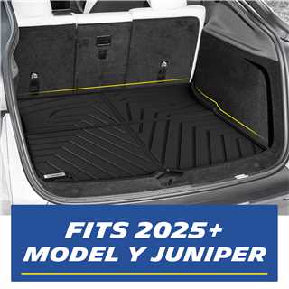 Michelin Elite Series Trunk Liner for 2025 2026 Tesla Model Y Juniper, 5 Seater, Not Fit Standard, All-Weather Trunk Mat, All-new TPE Material, Durable TPE, Not Fit 7 Seater