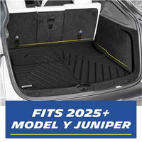 Michelin Elite Series Trunk Liner for 2025 2026 Tesla Model Y Juniper, 5 Seater, Not Fit Standard, All-Weather Trunk Mat, All-new TPE Material, Durable TPE, Not Fit 7 Seater