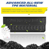 Michelin Truck Tailgate Protector for 2020-2026 Chevy Silverado/GMC Sierra 2500 3500 HD (Not Fit MultiPro/Power Tailgate), All-Weather Tailgate Mat, Custom Fit, Durable TPE, Non-Slip