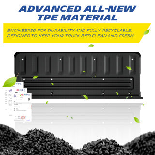 Michelin Truck Tailgate Protector for 2022-2026 Nissan Frontier (Not Fit Drop-in Liners), All-Weather Tailgate Mat, Custom Fit, Durable TPE, Non-Slip