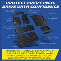 Michelin Elite Series Floor Mats for 2025+ Tesla Model Y Juniper, Floor & Frunk & Trunk & Rear Lower & Backrest Mat & Bumper Guard, 5 Seat, Not Fit Standard, All-Weather Floor Liner, Full Protection