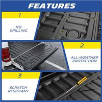 Michelin Truck Tailgate Protector for 2022-2026 Nissan Frontier (Not Fit Drop-in Liners), All-Weather Tailgate Mat, Custom Fit, Durable TPE, Non-Slip