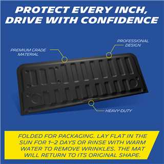 Michelin Truck Tailgate Protector for 2025-2026 Ram 1500 Power Tailgate (NOT Fit Standard/Power Tailgate-Release), All-Weather Tailgate Mat, Custom Fit, Durable TPE, Non-Slip