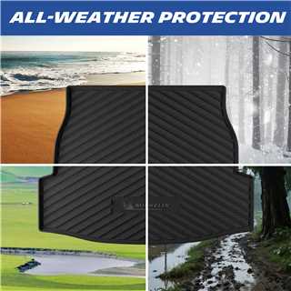 Michelin Premier Series Trunk Liner for 2019-2024 2025 Toyota RAV4, All-Weather Trunk Mat, Custom Fit, Durable TPE, Cargo Mat, Non-Slip Cargo Liner (Not Fit 2026)